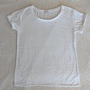 GAP sheer white tee (size S)